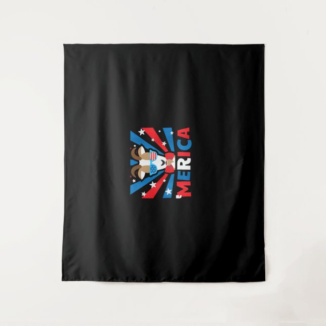 Tenture Chèvre de la Merique féminine (Devant)