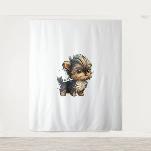 Tenture Chibi Yorkshire Terrier