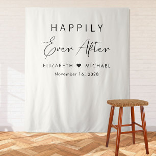 Tenture Chic Happily Ever After Crème Mariage