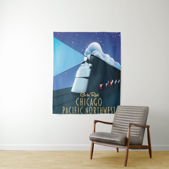 Tenture Chicago Pacifique Nord-Ouest (En situation)