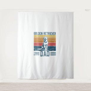 Tenture Chien doré - Vintage Golden Retriever Papa