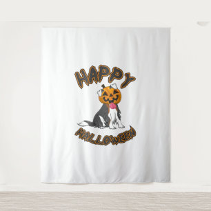 Tenture Chien Halloween T Chemise Halloween Joyeux Chien H