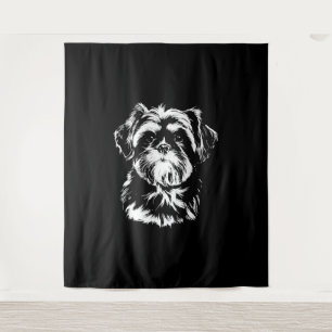Tenture Chih Tzu Portrait Minimaliste Vêtements