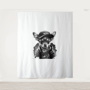 Tenture Chihuahua Cool Chien Rap Hip-Hop Gangster