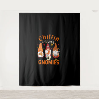 Tenture Chillin Avec Mes Gnomies ER Infirmière Gnome Thank
