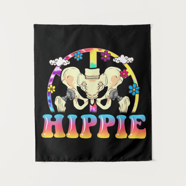 Tenture Chirurgie mixte de remplacement de hanche hippie a (Devant)