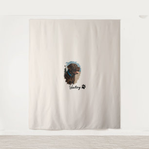 Tenture Chocolat mignon Labrador Chien - Bailey   Cadeau p