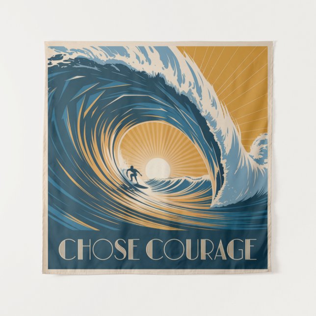 Tenture Choisissez Courage (Devant)