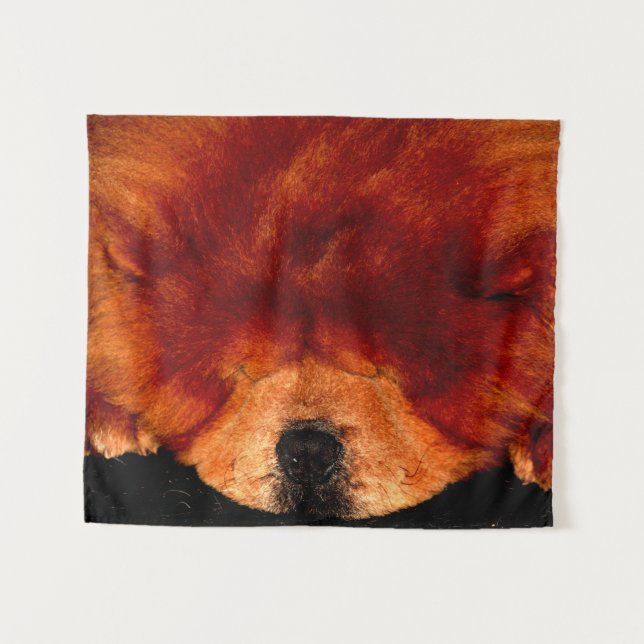 Tenture Chow Chow Chow wo dormant (Devant (Horizontal))