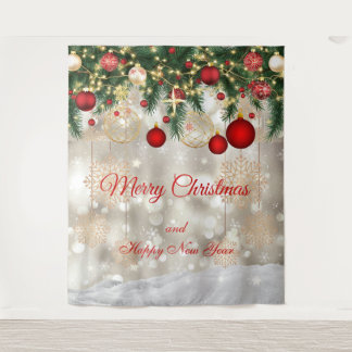 Tenture Christmas Festive Backdrop 