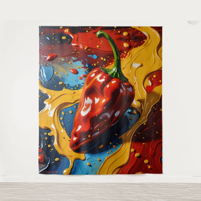 Tenture Chromatic Chili - Pineappy Empire (Devant)