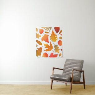 Tenture Chute pour l'automne - Motif feutre douillet