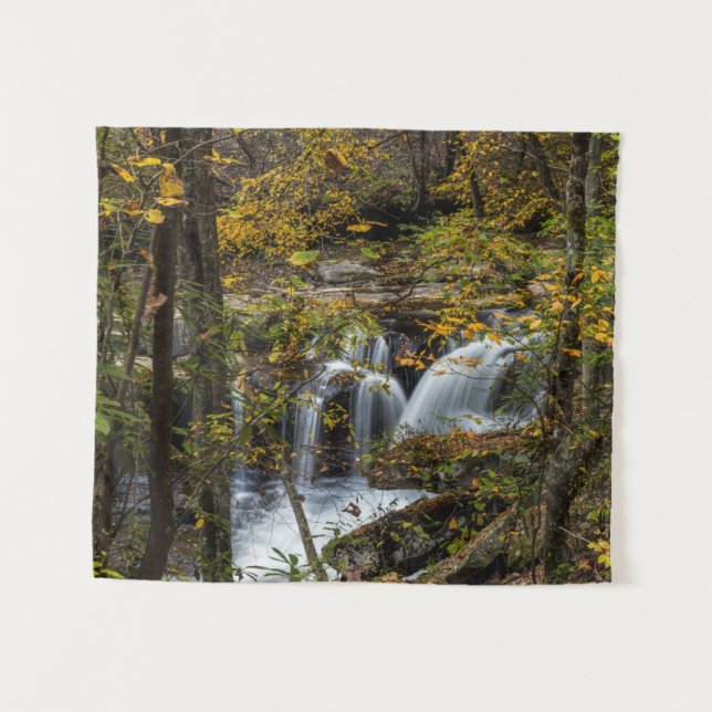 Tenture Chutes de Dunloup Creek | Virginie-Occidentale (Devant (Horizontal))