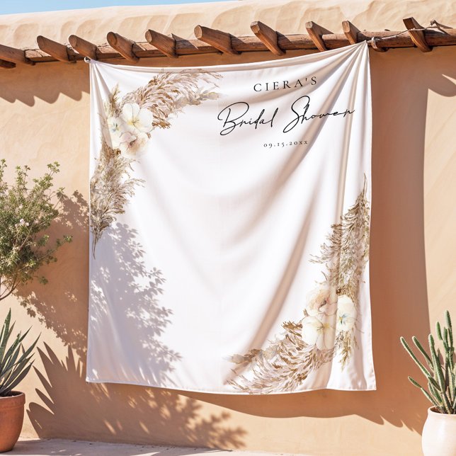 Tenture CIERA Bohème Herbe des Pampas Mariage (Créateur téléchargé)