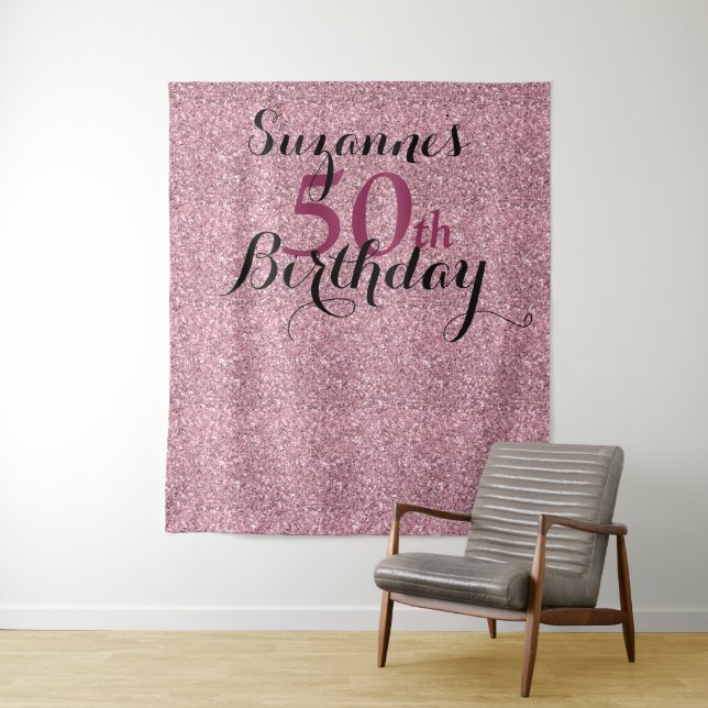 Tenture Cinquante-cinquantième anniversaire Parties scinti (En situation)