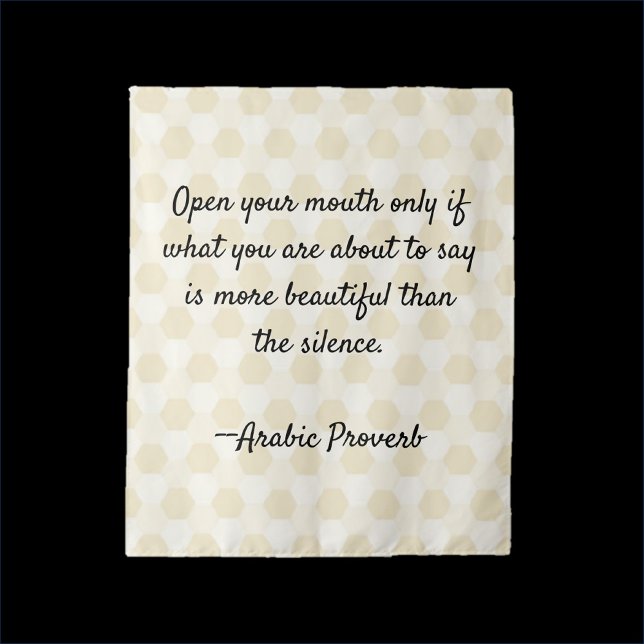 Tenture Citation de sagesse proverbe (Créateur téléchargé)