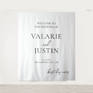 Tenture Citation de script de police de fantaisie mariage