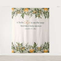 Citron orange rustique un peu mignon shower de béb