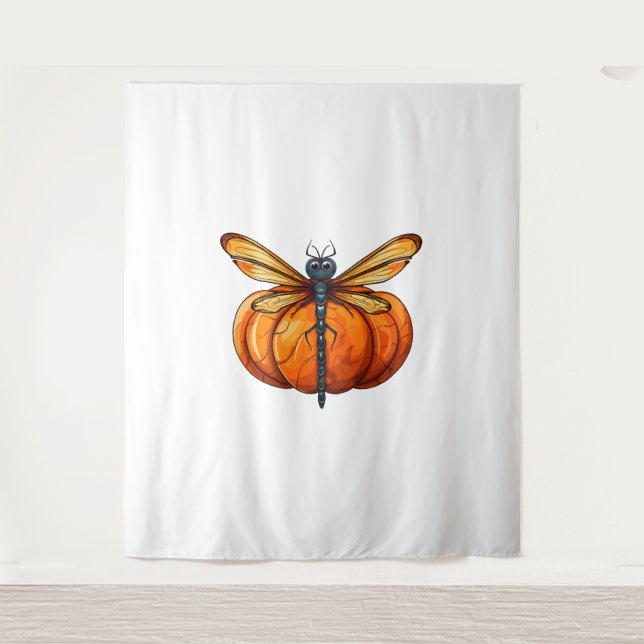 Tenture Citrouille de libellule Lazy Halloween Costume de  (Devant)