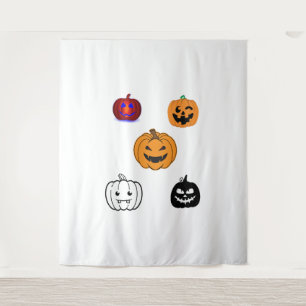 Tenture Citrouilles d'Halloween