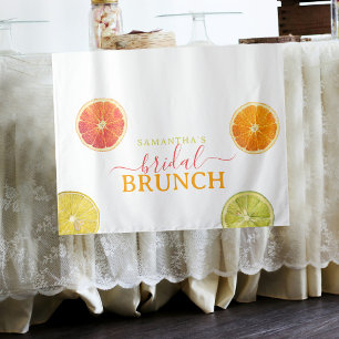 Tenture Citrus Bridal Brunch Lemon Orange Fête des mariées