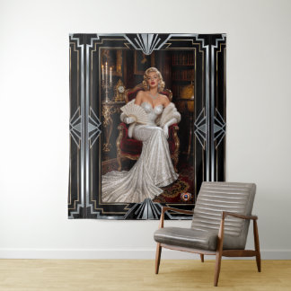 Tenture Clara Von Shoenberg Bibliothèque Atheneum Déco Gla