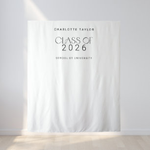 Tenture Classe de Fete moderne de 2025 Grad Photo fond