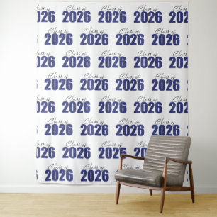 Tenture Classe de Parties scintillant Bleue Marine de 2026