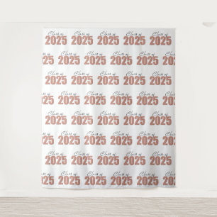 Tenture Classe de Parties scintillant d'or rose de 2025 Ph