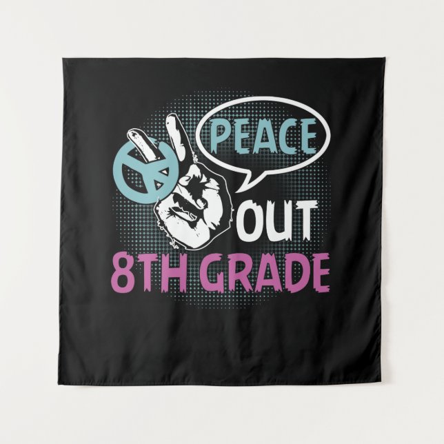 Tenture Classe Peace Out 8e (Devant)