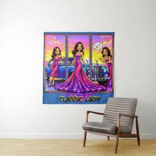 Tenture Classique Dame - Art Mural