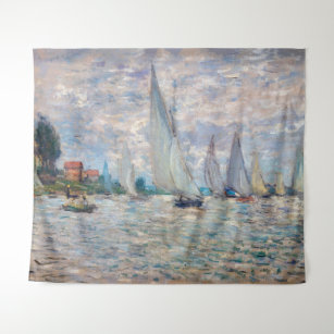 Tenture Claude Monet - Bateaux Regatta à Argenteuil