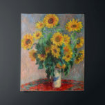 Tenture Claude Monet - Bouquet de tournesols<br><div class="desc">Bouquet de tournesols / Bouquet de tournois - Claude Monet,  Huile sur toile,  1881</div>