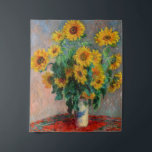 Tenture Claude Monet - Bouquet de tournesols<br><div class="desc">Bouquet de tournesols / Bouquet de tournois - Claude Monet,  Huile sur toile,  1881</div>