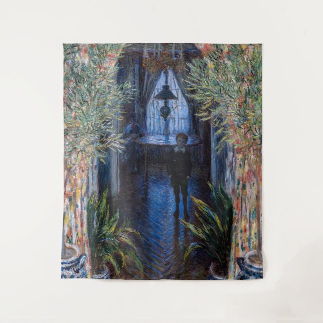 Tenture Claude Monet - Coin de l'appartement (Devant)