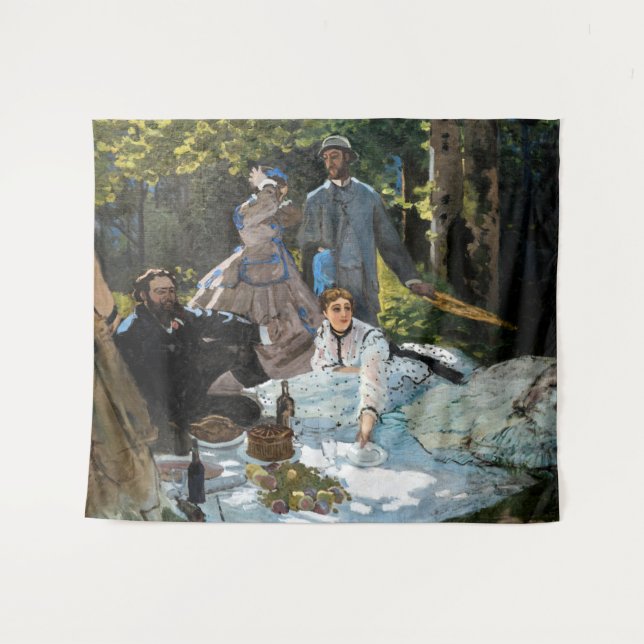 Tenture Claude Monet - Déjeuner sur l'herbe, panneau droit (Devant (Horizontal))