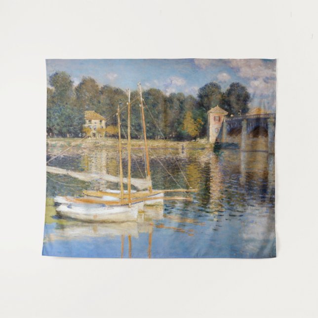 Tenture Claude Monet - Le Pont d'Argenteuil (Devant (Horizontal))