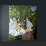 Tenture Claude Monet - Les femmes dans le jardin<br><div class="desc">Femmes dans le jardin / Femmes au jardin - Claude Monet,  Huile sur toile,  1866</div>