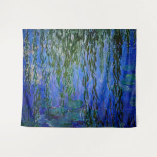 Tenture Claude Monet - Lys d'eau avec saule plumant