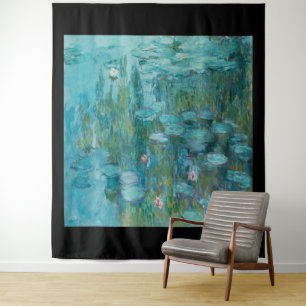 Tenture Claude Monet, Nymphéas, 1915, Bleu Aqua