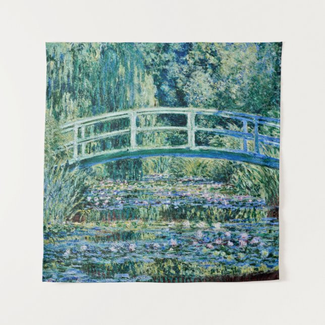 Tenture Claude Monet - Pont D'Eau Et Pont Japonais (Devant)