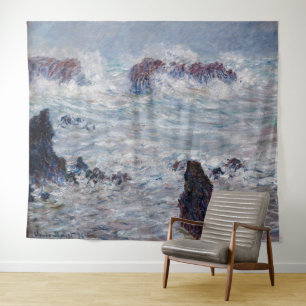 Tenture Claude Monet - Tempête au large de la côte de Bell