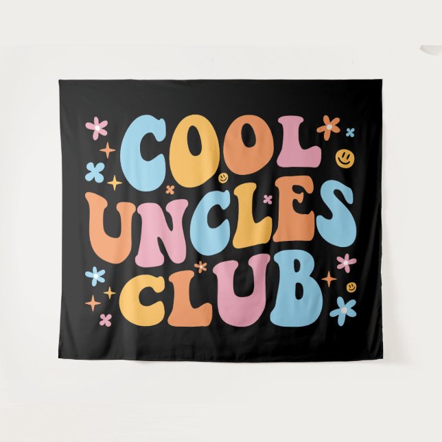 Tenture Club des oncles cool III (Devant (Horizontal))