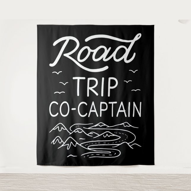 Tenture Cocapitaine de road trip I (Devant)