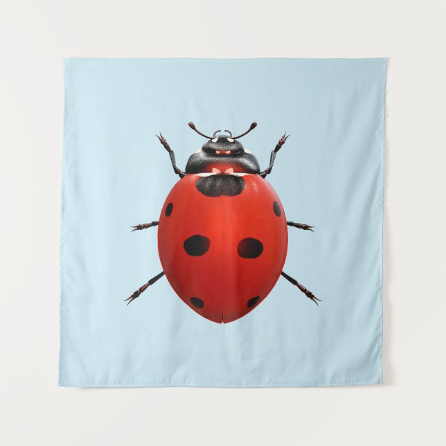 Tenture Coccinelle Chanceuse (Devant)