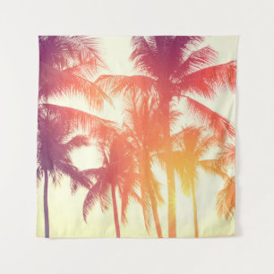 Tenture Coconut Beach : Chaleur Tropicale Vintage.
