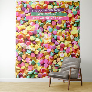 Tenture Cœur de bonbon de la Saint-Valentin Fond pour ph