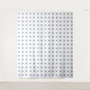 Tenture Cœur de Saphir Bleu