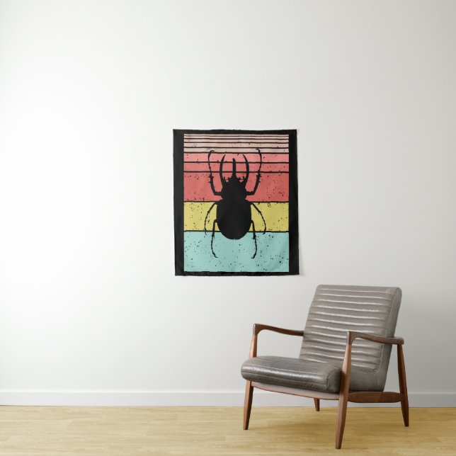 TENTURE COLÉOPTÈRE INSECTE VINTAGE (En situation)