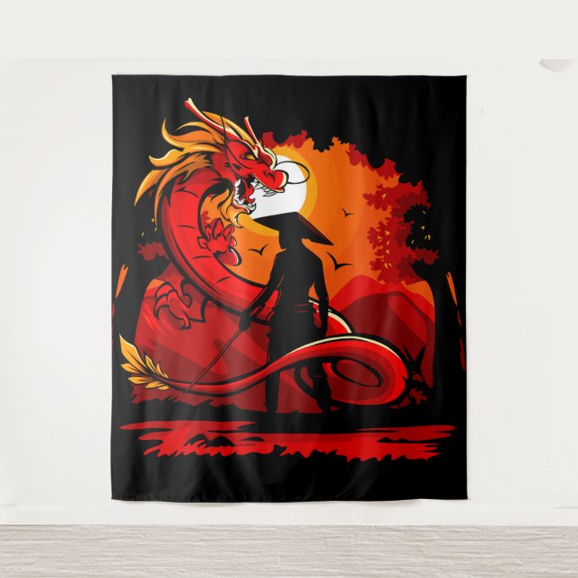 Tenture Colère des Guerriers (Devant)